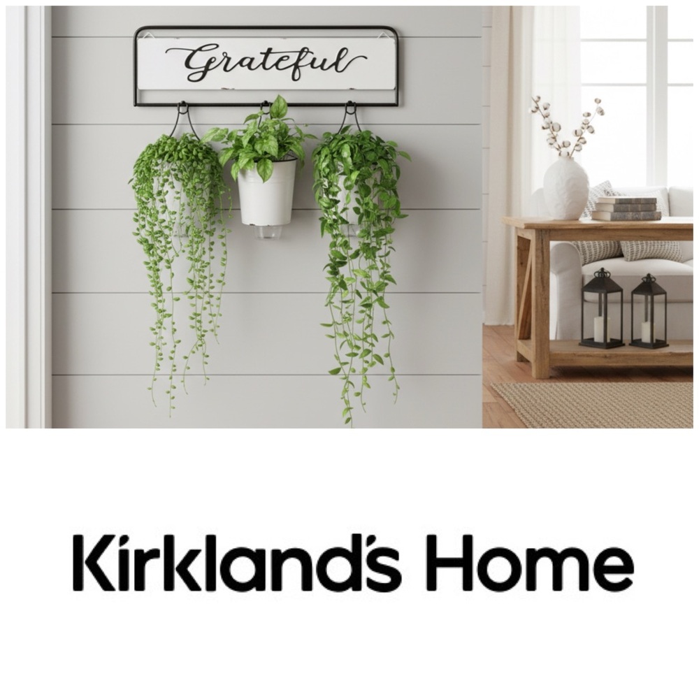 Kirkland Signature Black and White  Metal Wall Organizer